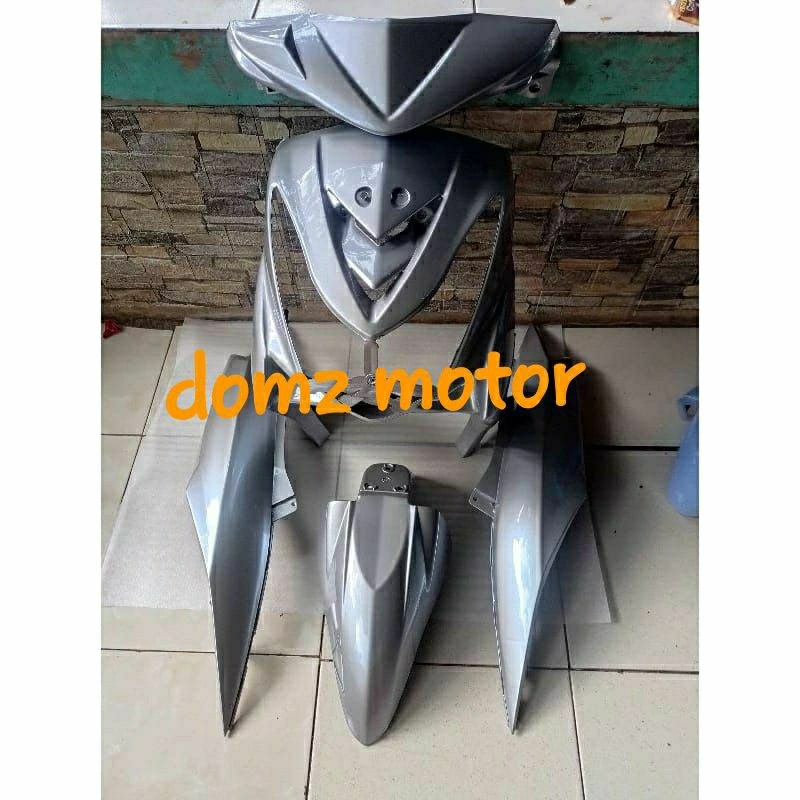 Cover full body halus yamaha mio soul warna silver