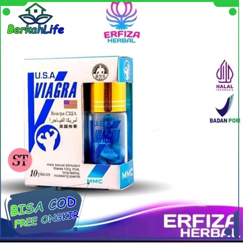 100% ASLI VIAGRA PIL BIRU MMC PFIZER GOLD ASLI USA 100% ORIGINAL OBAT KUAT PEMBESAR PEMANJANG Vigra 