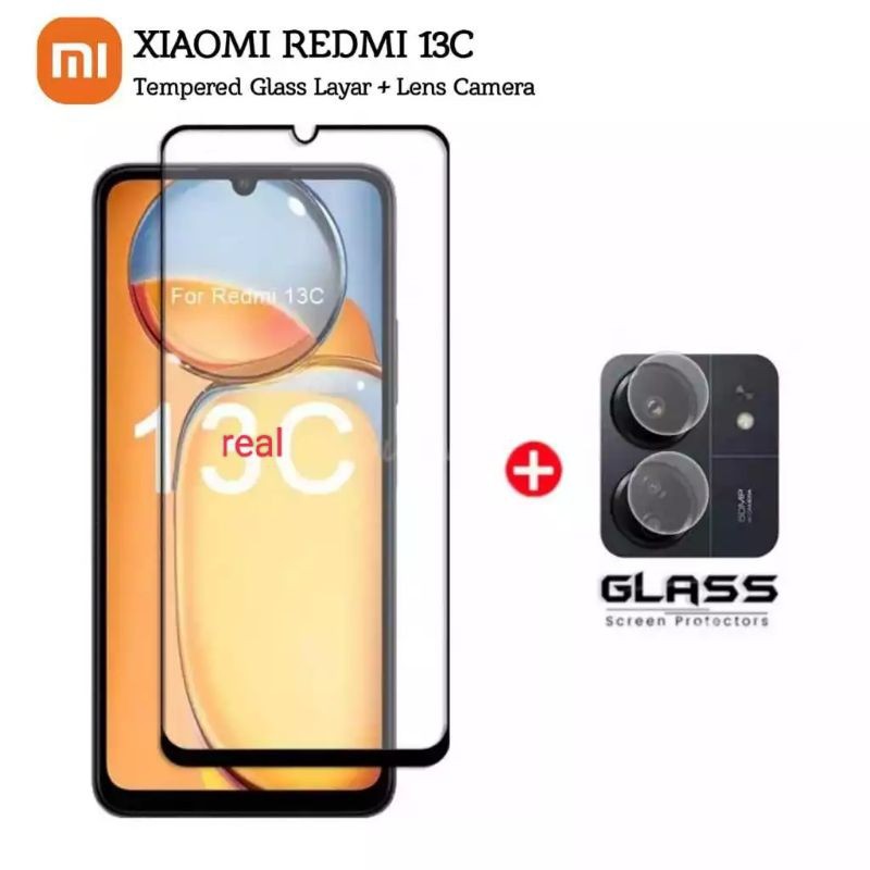 TEMPER GLASS FULL KACA SAMSUNG A05S / A05 TEMPER FULL LEM