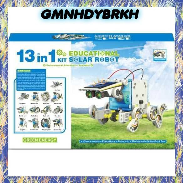 Robot Transforming Solar cell 13 in 1 Mainan Edukasi Robotic Y3525