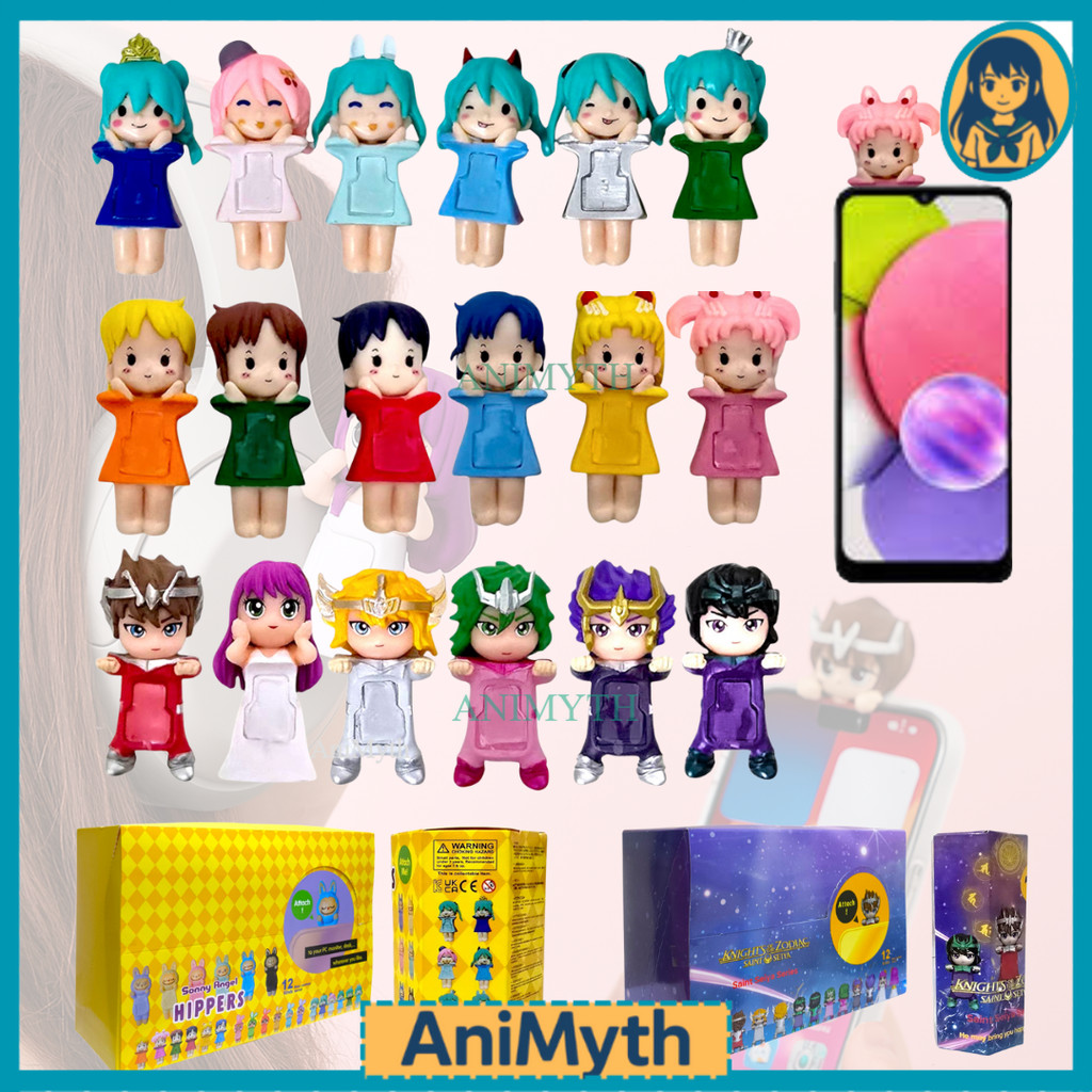 Blind Box Figure Chibi Anime Hatsune Miku, Sailor Moon, Saint Seiya, Hippers Tempelan HP Random 1 pc