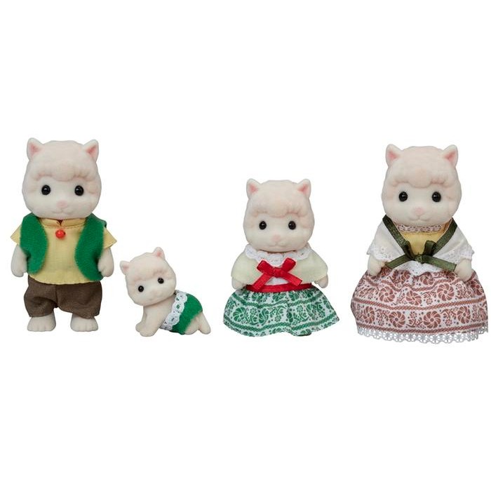 Mainan Koleksi Sylvanian Families Woolly Alpaca Family