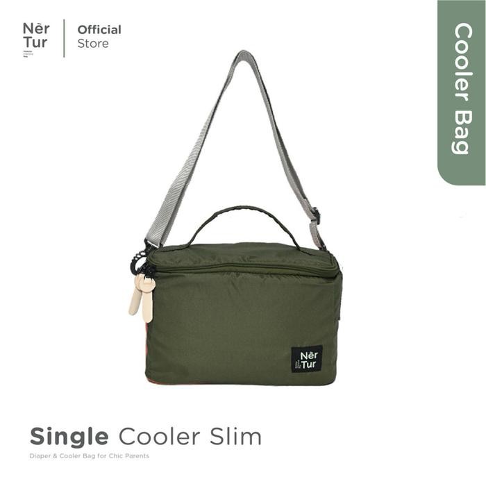 [TERLARIS] NERTUR Tas Penyimpanan ASIP Cooler Bag Single Cooler Slim - Army Green[TERLARIS ]