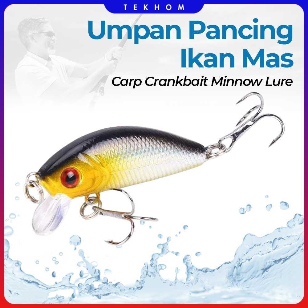 Umpan Pancing Ikan Mas Carp Crankbait Minnow Lure 50mm - LD07