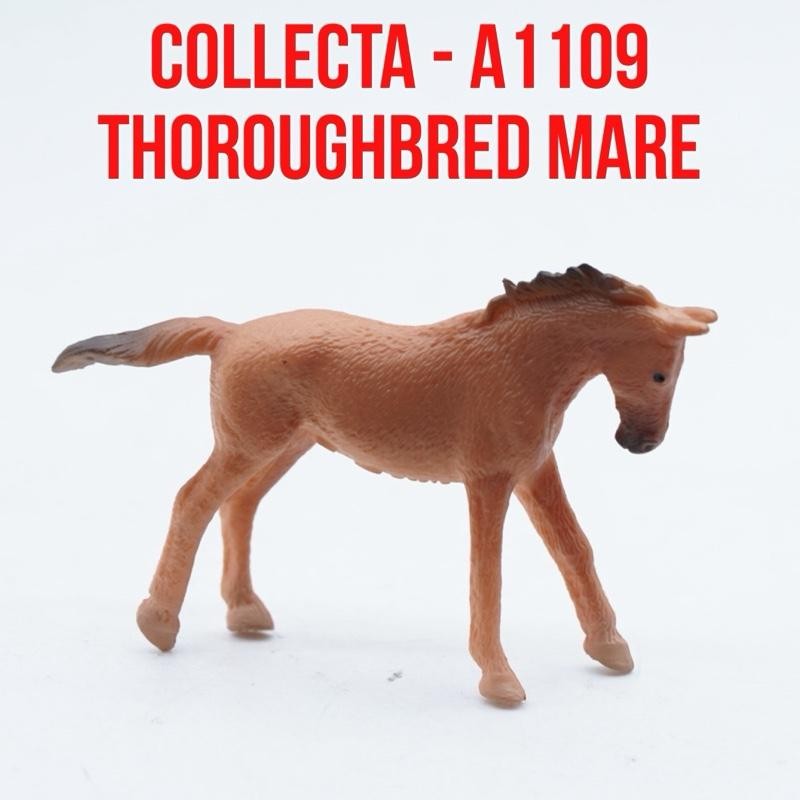 Collecta A1109 Mini Horses - Thoroughbred Mare Horse Kuda Ras Murni Betina  Equus Caballus Mainan Fi