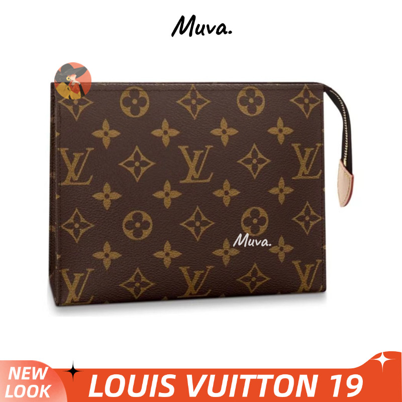 Louis Vuitton No. 15 wash bag Pria dan wanita/Same-style/tas seluler