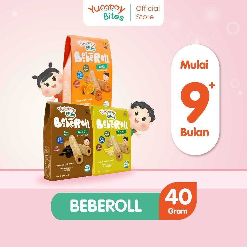 YUMMY BITES-YUMMY BITES BEBEROLL CHOCOLATE 40GR