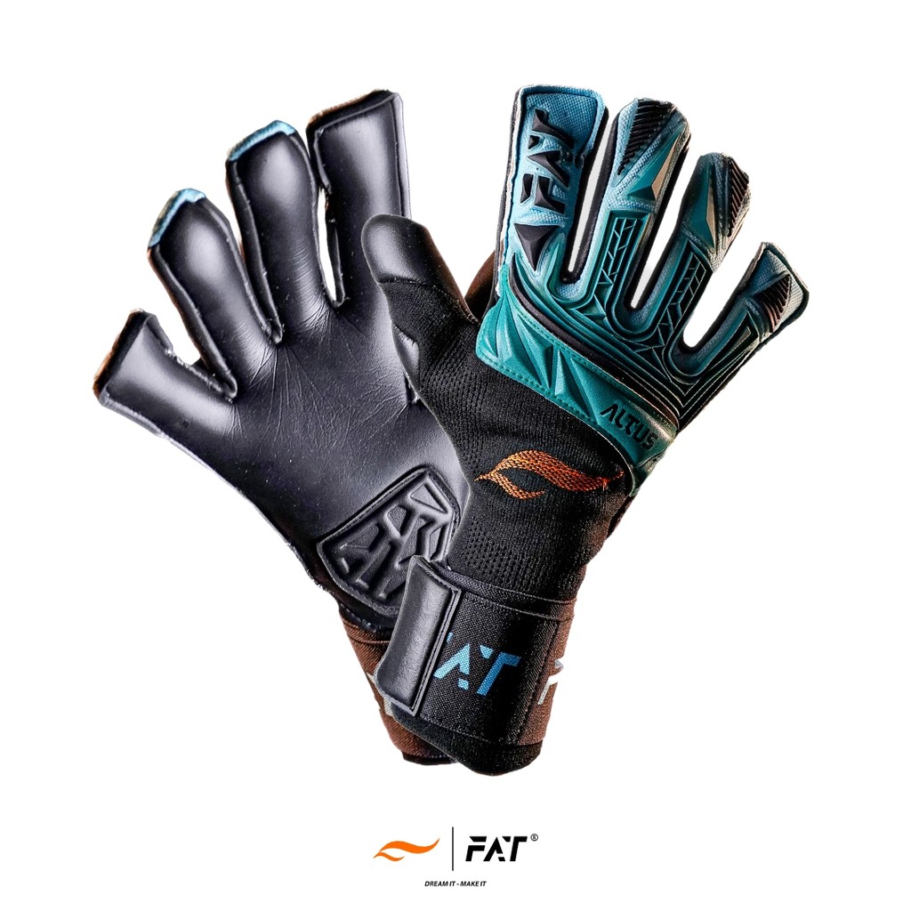 FAT VENOM ALTUS HYBRID CUT - BLUE/BLACK (SARUNG TANGAN KIPER, GK GLOVES)
