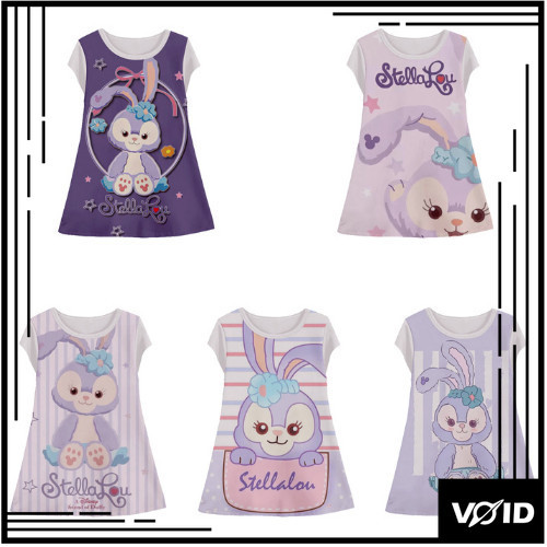 Tunik Anak Stella Lou Dress Animasi 3d Lucu Stella Lou Baju Anak Perempuan Usia 1-12 Tahun - Void_Cl