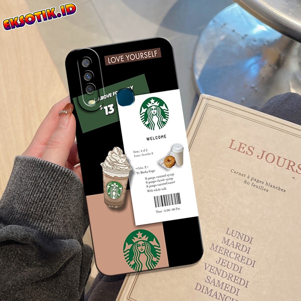 Case VIVO Y12 Y15 Y17 - Eksotik.id - Casing  VIVO Y12 Y15 Y17 - Case STARBUCK - Skin Handphone - Sil