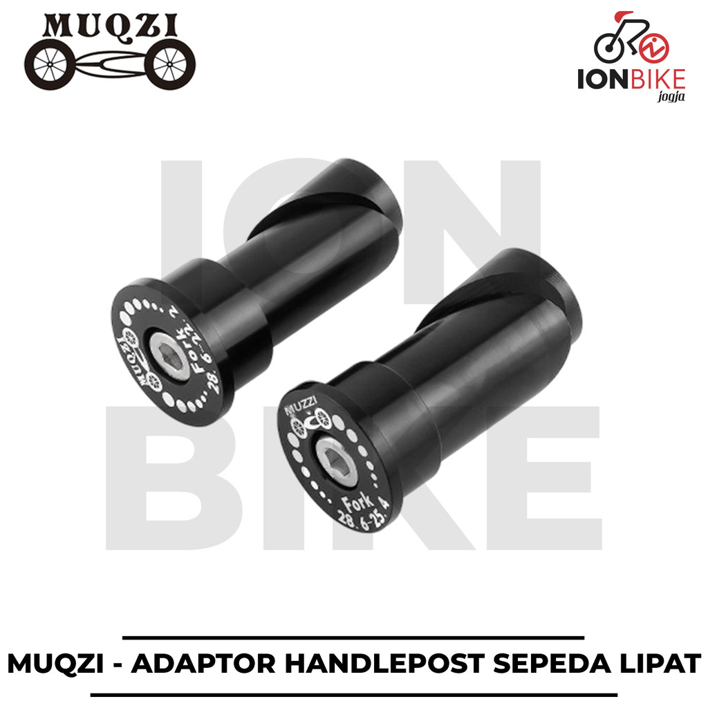 Adaptor Muqzi for Insert 22.2 25.4 ke Handlepost Oversize Adapter Stem Fork Sepeda Lipat Folding Bik
