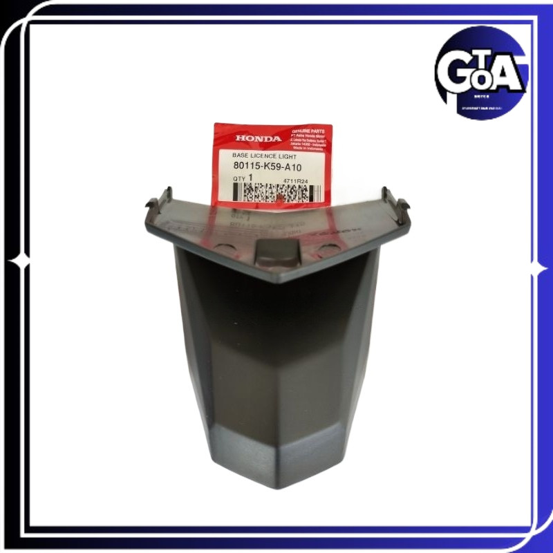 Cover Tutup Lampu Plat Nomor Belakang Base License Light Vario 125-150 Esp LED Old K59 Original Gota