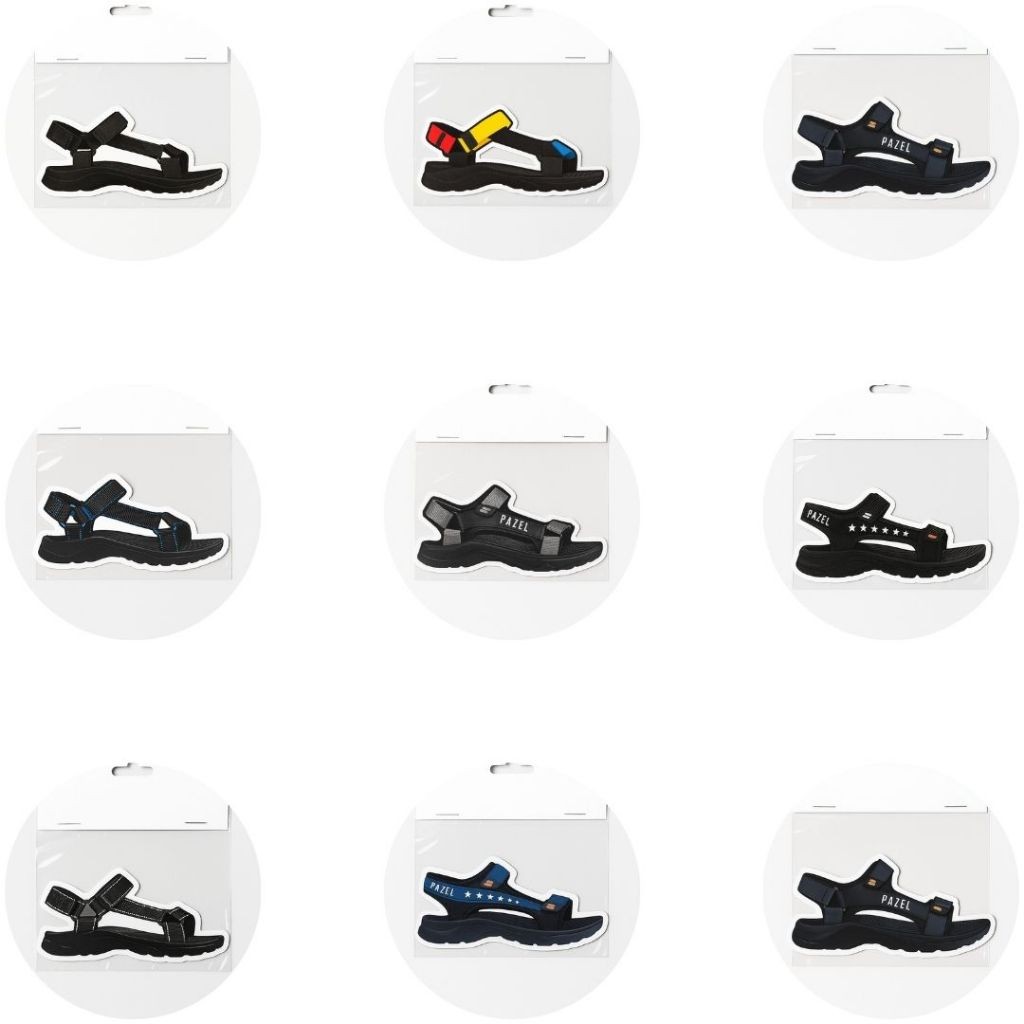 Kertas Stiker Label Custom Untuk Brand Sandal Gunung Kertas A3