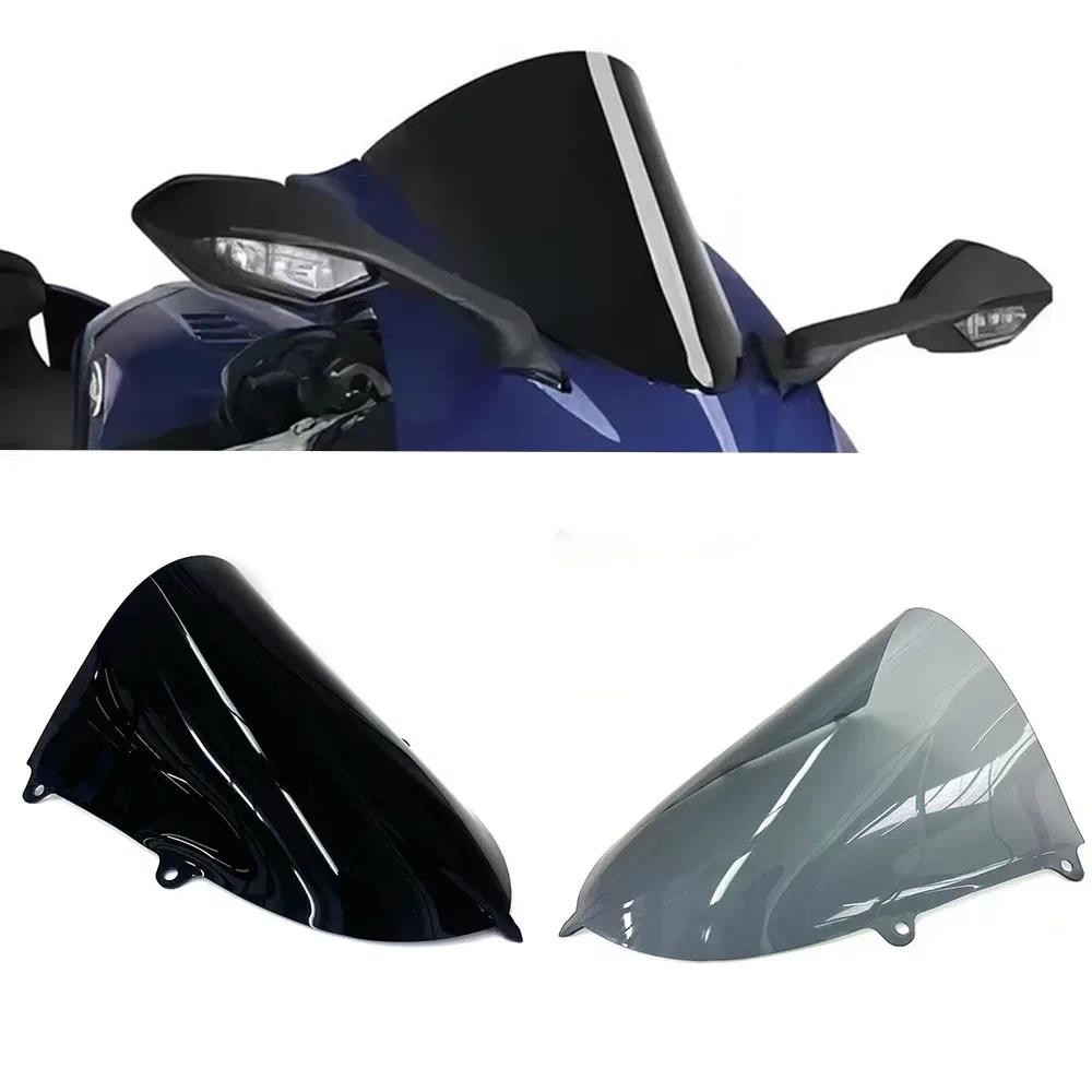 For YAMAHA YZF-R7 &YZF-R6 2017-2024 Heighten Windscreen Enlarge Wind Spoiler Cover Moto Fairing Wind