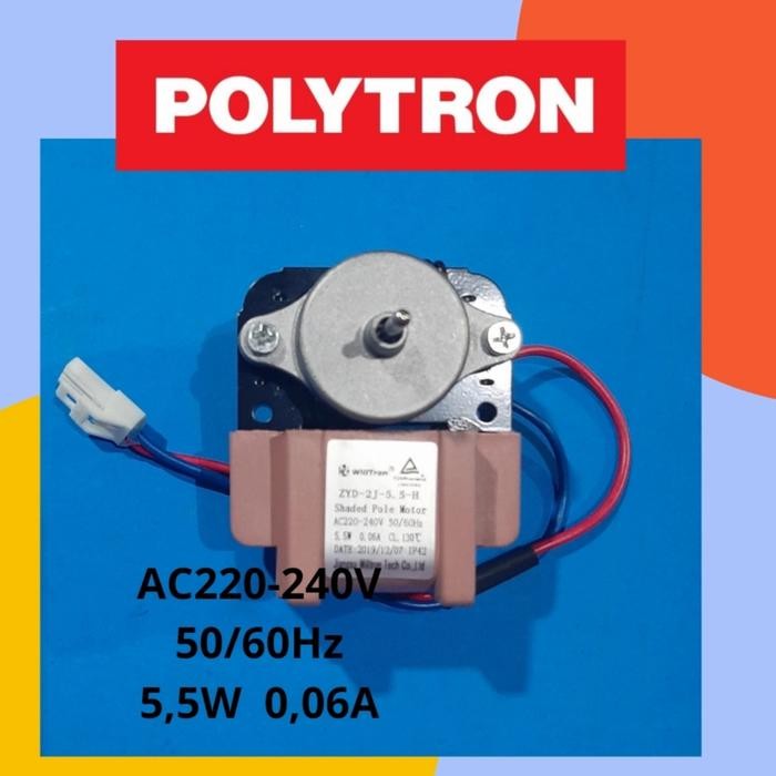 sPaRePaRt FAN MOTOR KULKAS POLYTRON 2 PINTU ORIGINAL