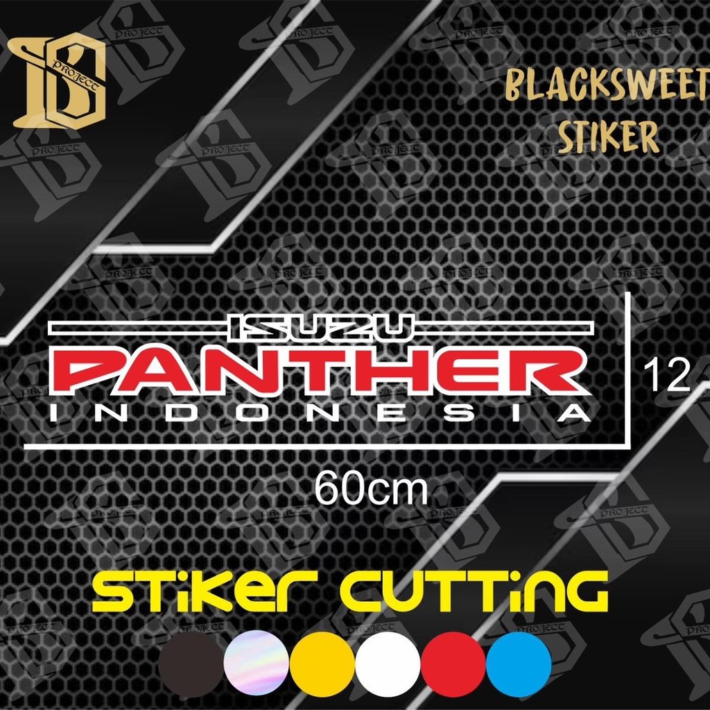Stiker cutting izuzu panther indonesia | stiker mobil panther | stiker kaca