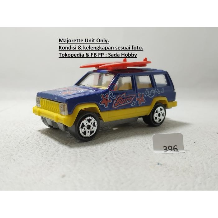 HW  Diecast Majorette Jeep Cherokee Surf Unit Only