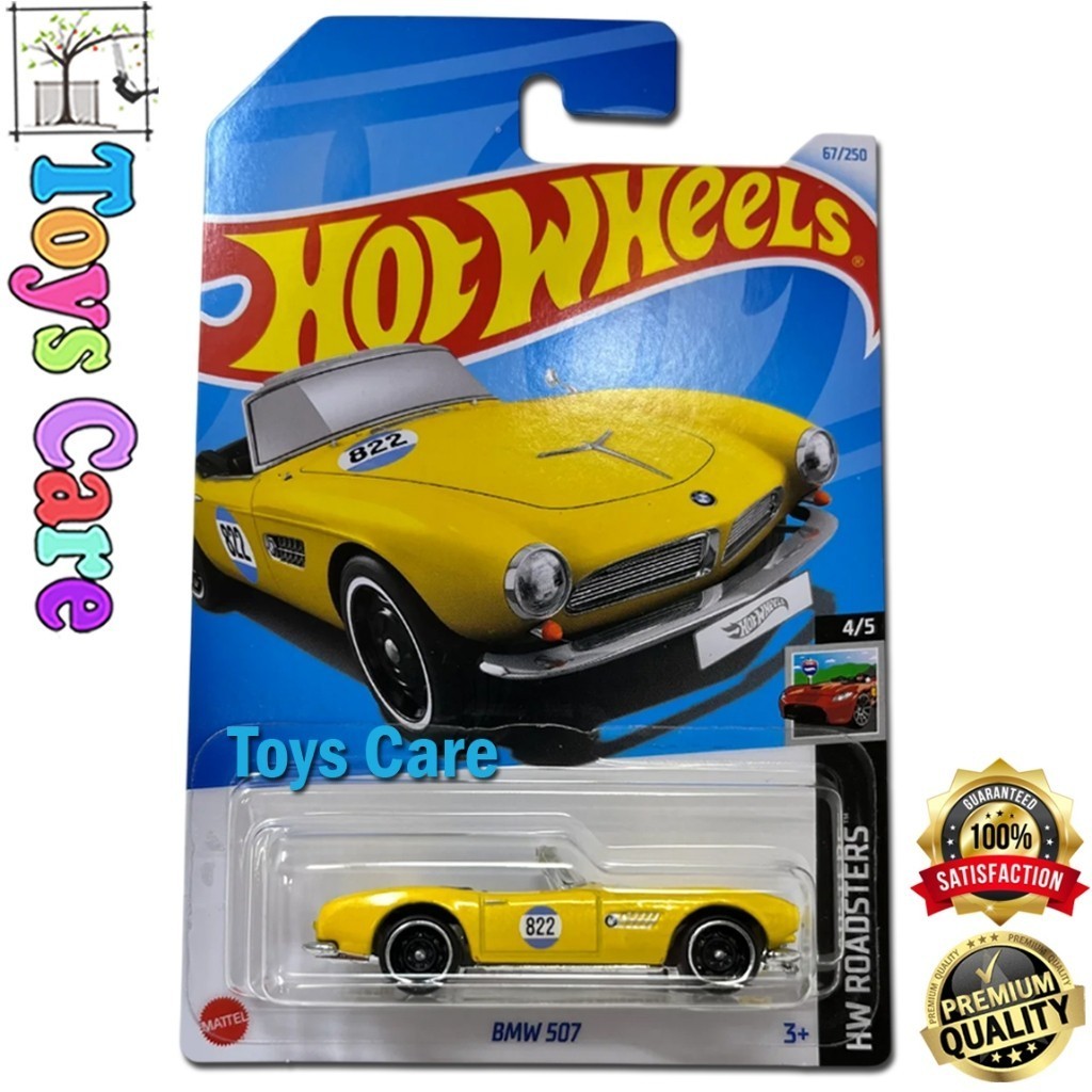 Hot Wheels BMW 507 Kuning Original Mattel Ban Plastik