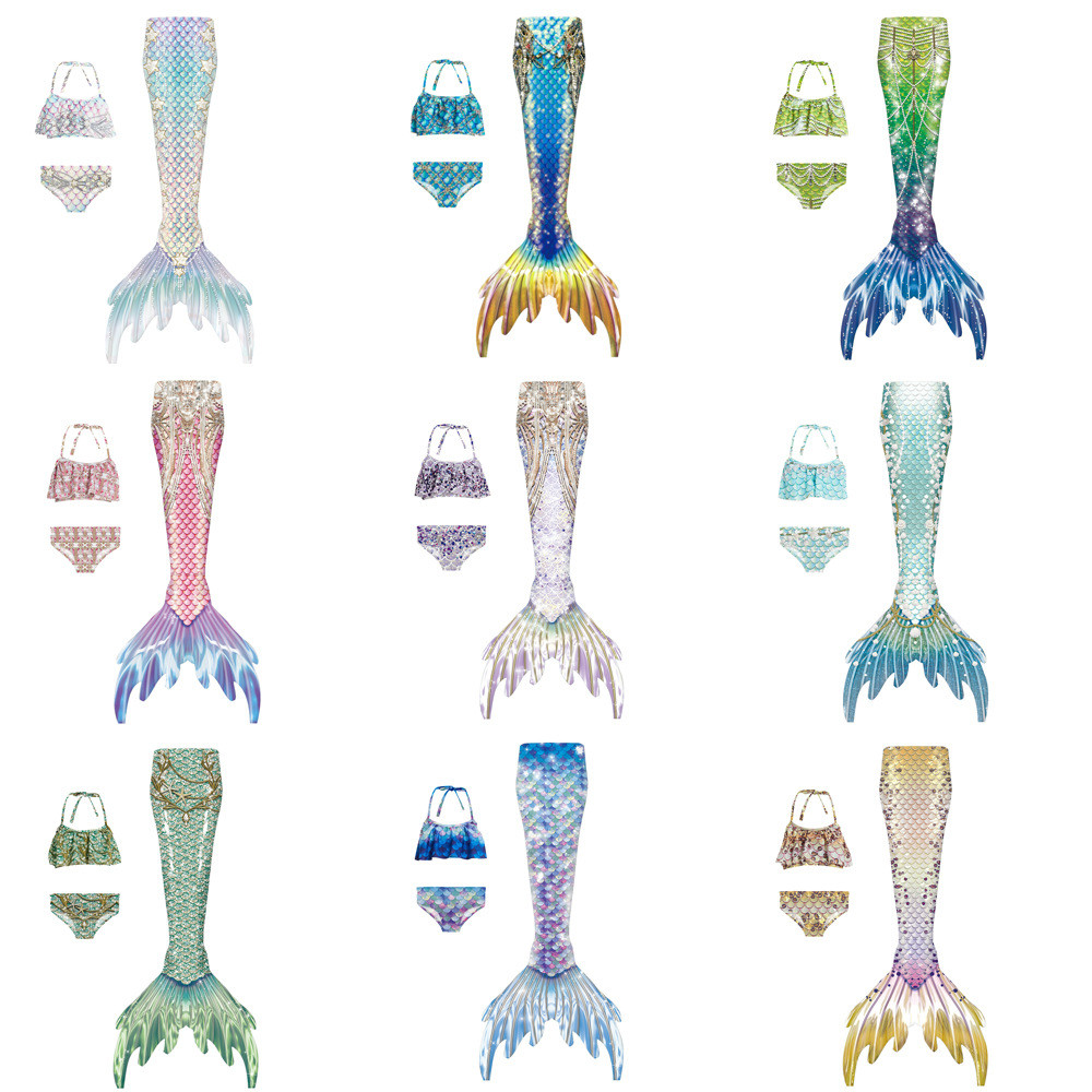 Summer New Adult Swimsuit Girl Mermaid Swimsuit Mermaid Princess Costume Mermaid Performance Costume
