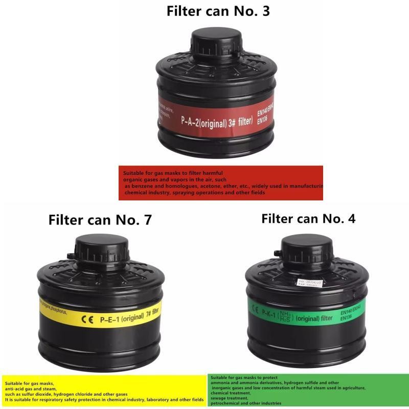Gas Mask Filter 40mm Respirator Canister Practical Replacement Accessory mask emical gas mask Respir