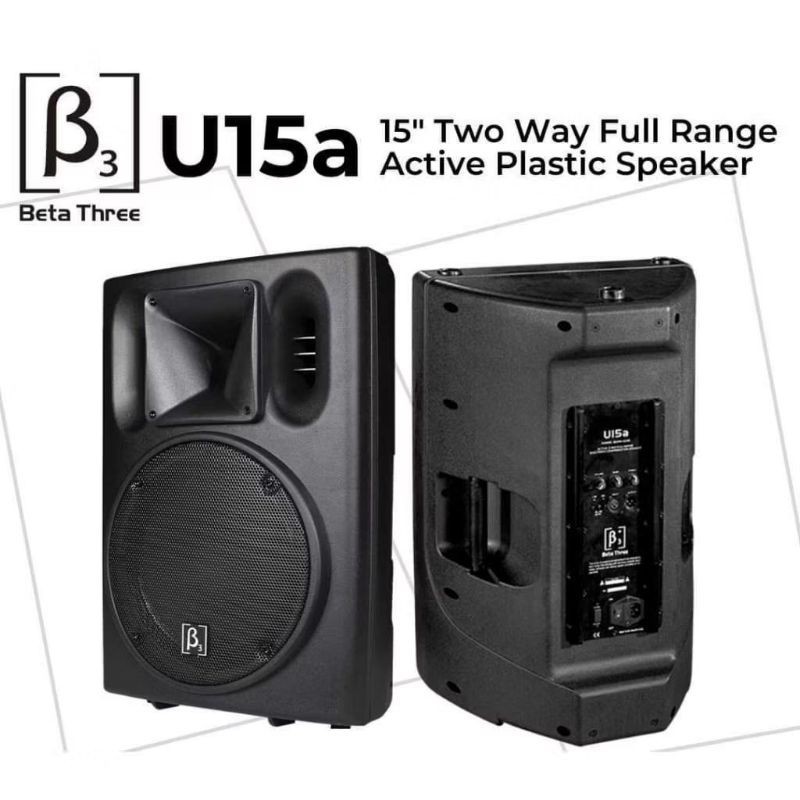 SPEAKER BETA THREE/ BETA3 U 15A ( 15IN AKTIF ) ORIGINAL