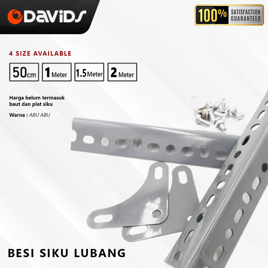 Besi Siku Rak Serbaguna Gudang Toko Laundry Lubang Panjang