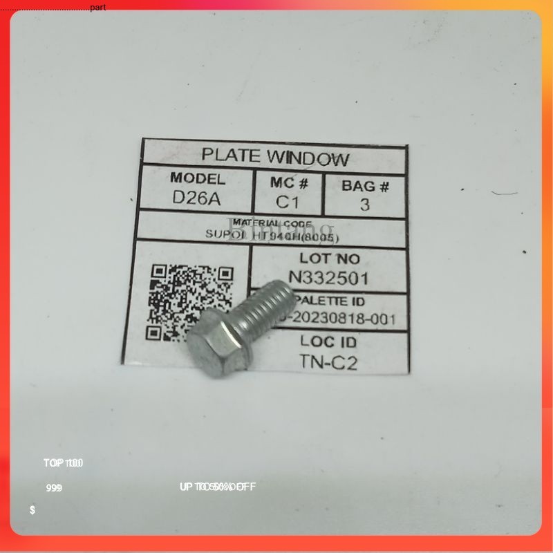 Baut 10 m6x12 kunci 8 baut  ORIGINAL panjang 1,2 cm TOYOTA OTOMOTIF HD