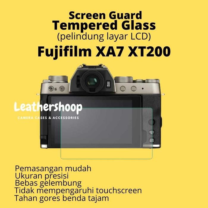 Screen guard LCD Fujifilm XA7 Fuji XA7 Tempered Glass Photonesia