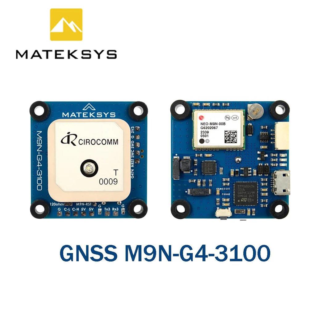 MATEK Mateksys AP_Periph DroneCAN GNSS M9N-G4-3100 GPS Module Precision Module Pat Antenna For RC FP
