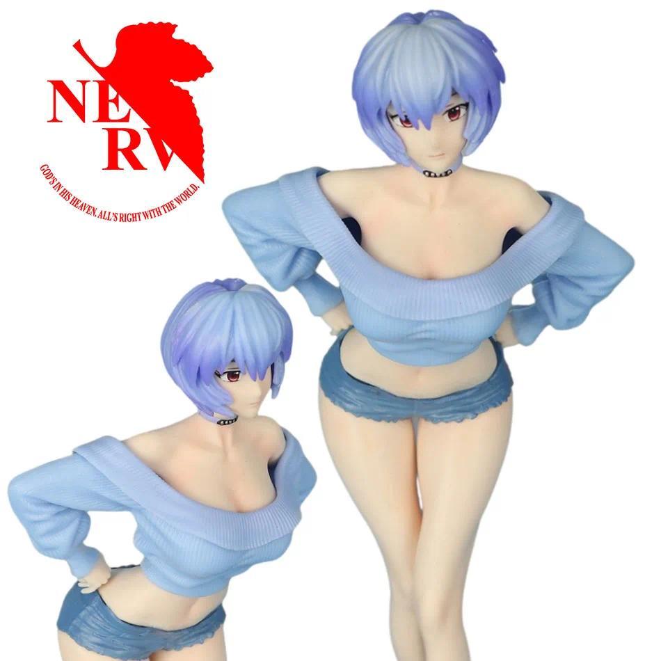19cm Banpresto Anime Girl Rei Ayanam Ayanami Rei Rei Ayanami Pvc Model Action Figure Gk Game Statue 