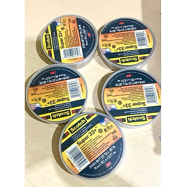 3M Scotch Super 33+ Vinyl Electrical Tape - Isolasi Listrik | Isolasi Listrik 3M Scotch Super 3++