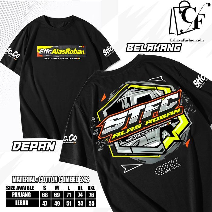 CAHAYA.FASHION - Kaos Stfc Alasroban V2 / STFC KAMI TEMAN BUKAN LAWAN Baju T-shrit Alasroban - Baju 