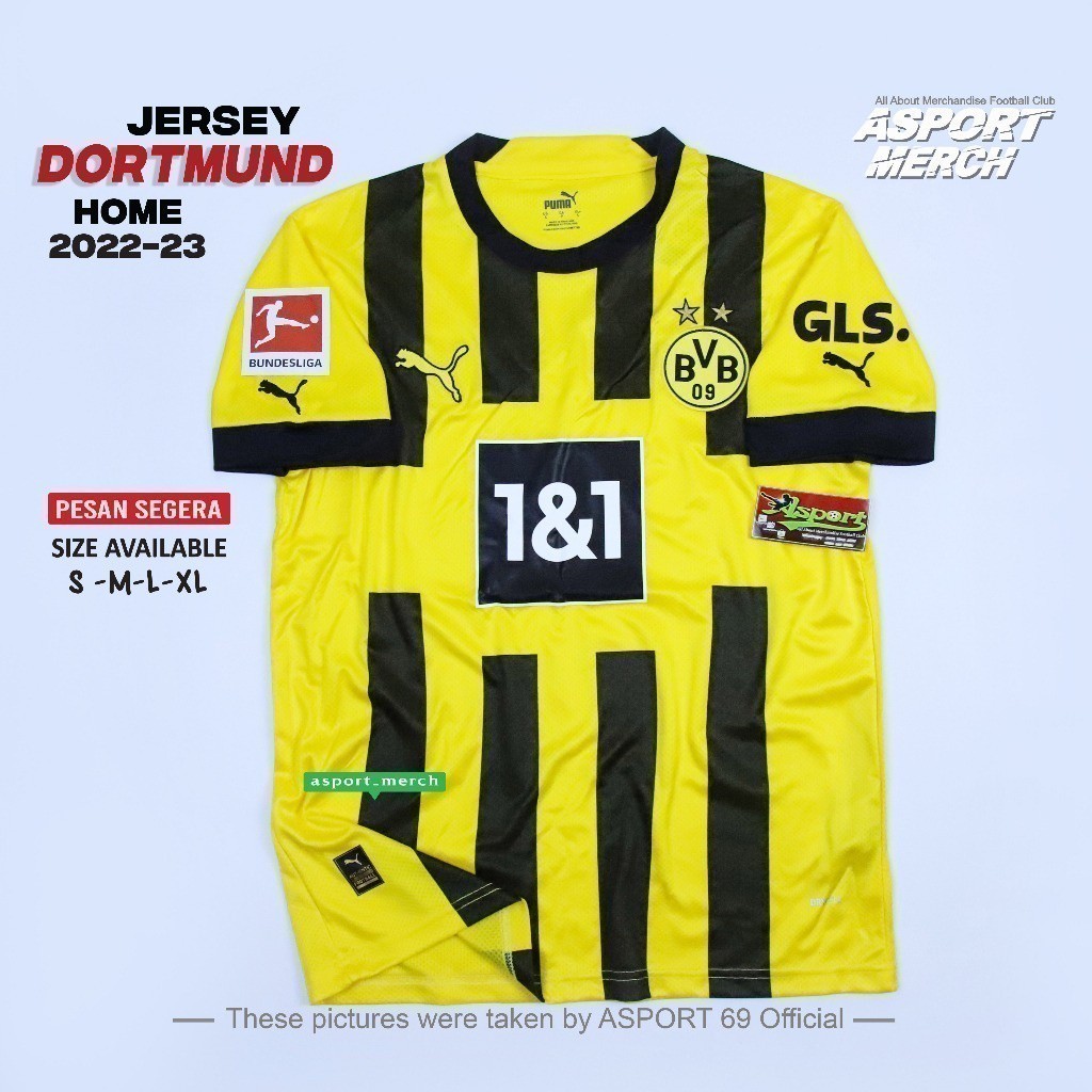 JERSEY BOLA DORTMUND HOME NEW 2022 2023 SOCCER JERSEY DORTMUND 22 23