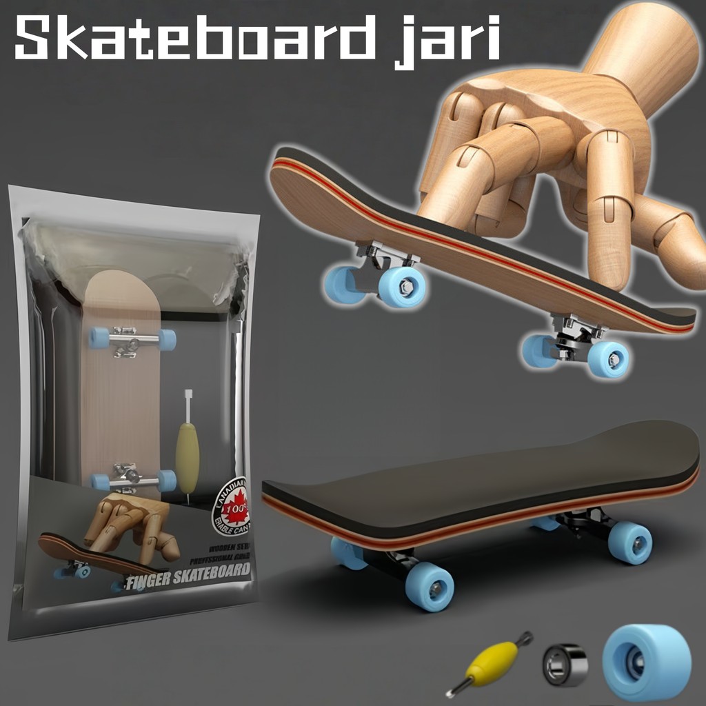 Mainan Skateboard Jari Skateboard  Mini Skate Board Mini Fingerboard