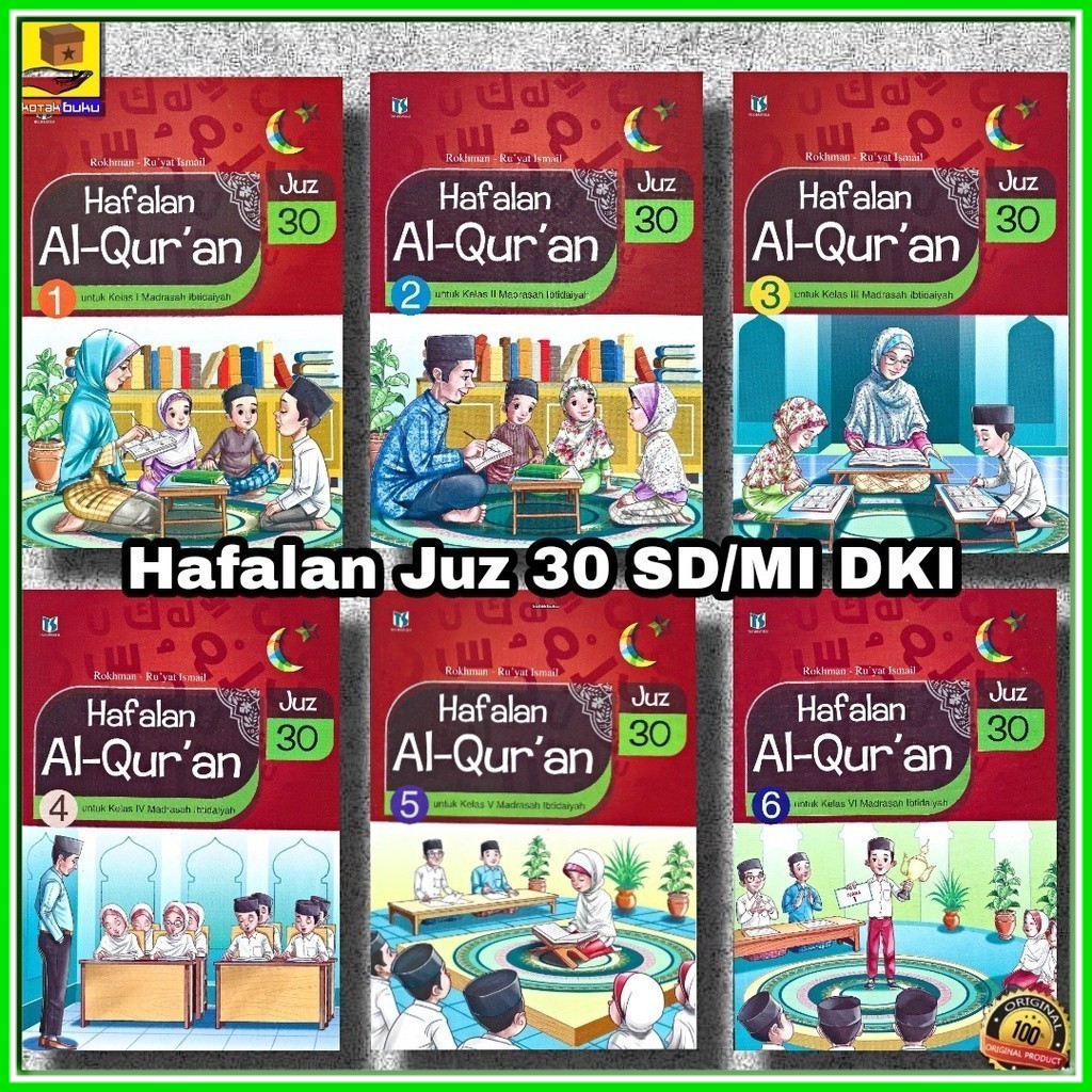 [ TS ] Buku Hafalan Alquran Juz 30 DKI SD/MI / Hafalan Juz 30 SD / MI Revisi
