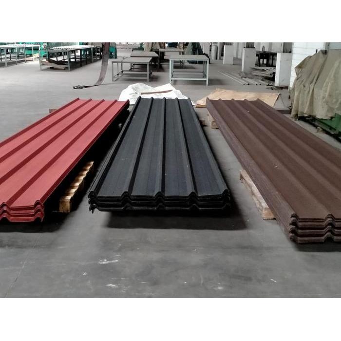 atap spandek pasir 6 meter - Hitam, 3 mtr