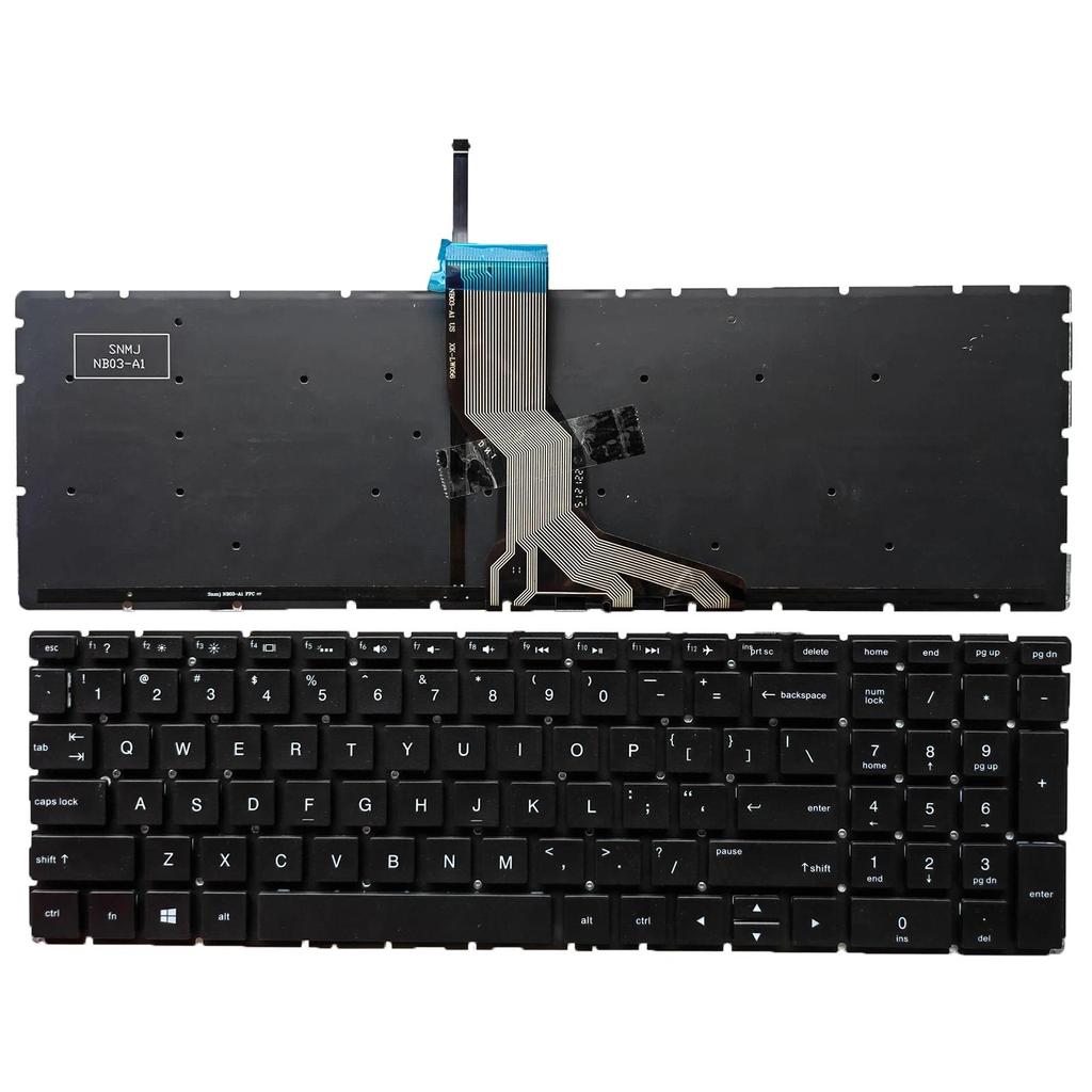 US Laptop Keyboard for Hp 250 G6 255 G6 15-BS 15T-BS 15-BW 15-BU 15-BP 15Z-BW Q191 Q222 Q230 Q201