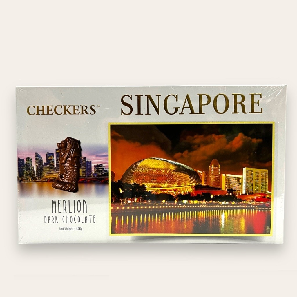 Checkers Chocolate Merlion Singapore Coklat Oleh2 Singapore Chocolate