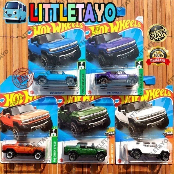 HOTWHEELS GMC HUMMER EV ORANGE PUTIH ABU HIJAU BIRU OFF ROAD