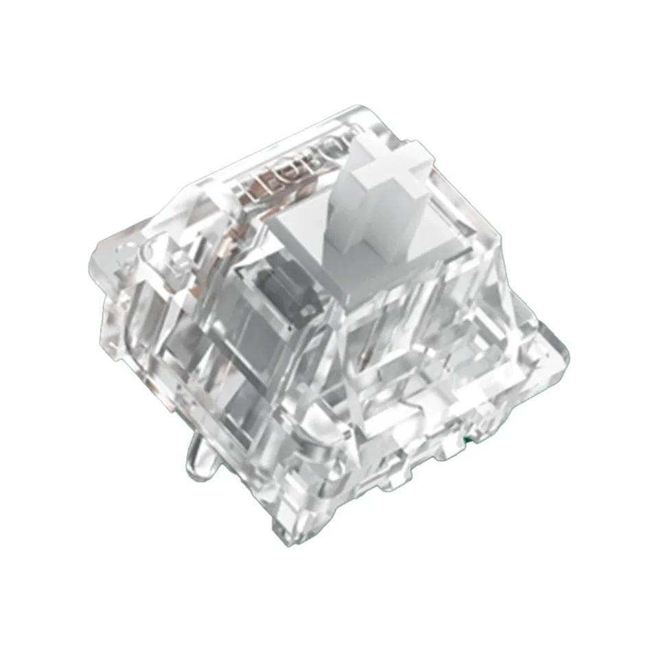 LOBOG Ice Soul Switch Custom Mechanical Keyboard 5 Pins Tactile Switches Light Force RGB Transparent