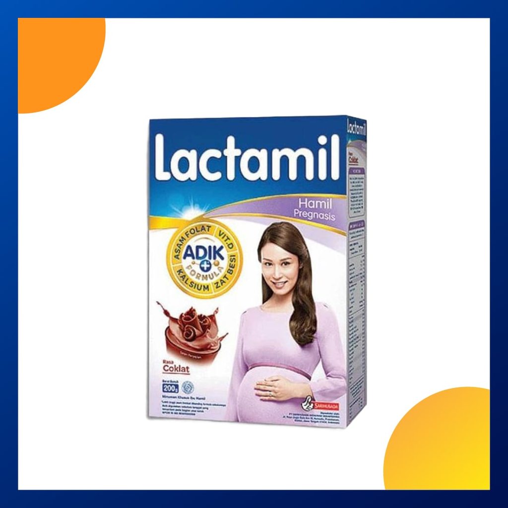 Lactamil Pregnasis Susu Ibu Hamil Rasa Chocolate 200 Gram Box