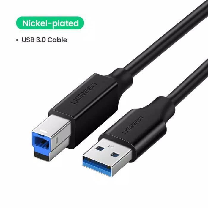 Ugreen Kabel Printer Scanner Usb 2.0 / Usb 3.0 Male to Usb Type B Male - USB 3.0 NIKL-1M