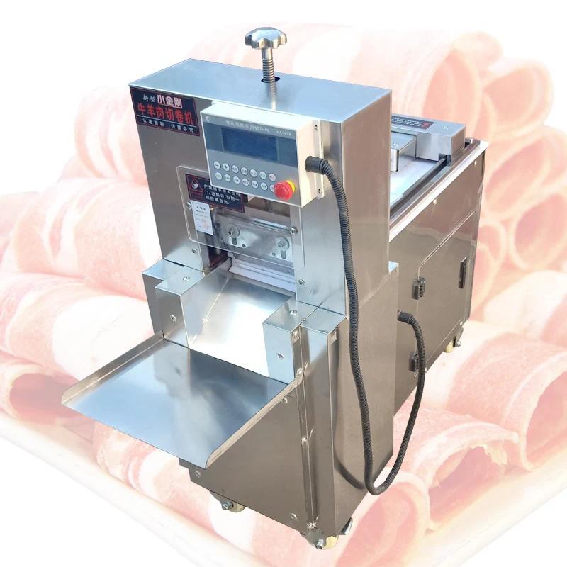Electric Slicer Meat Cutter Commercial Automatic Lamb Roll Frozen Meat Meat Grinder Ham Bread Slicer