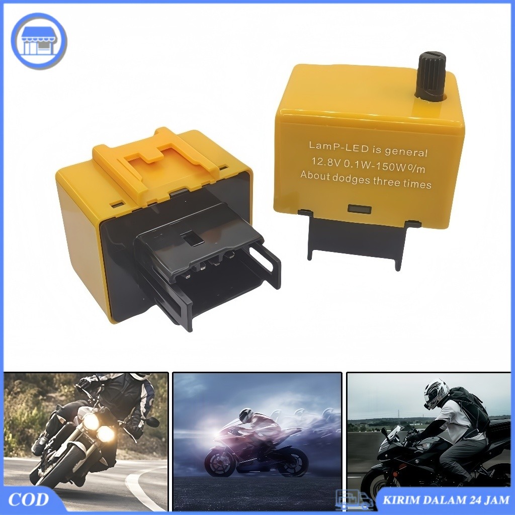 Relay Flasher LED 2V 8 Pin Sein Dapat Diatur, Cocok Toyota Avanza Innova Fortuner Vios Limo Yaris Si