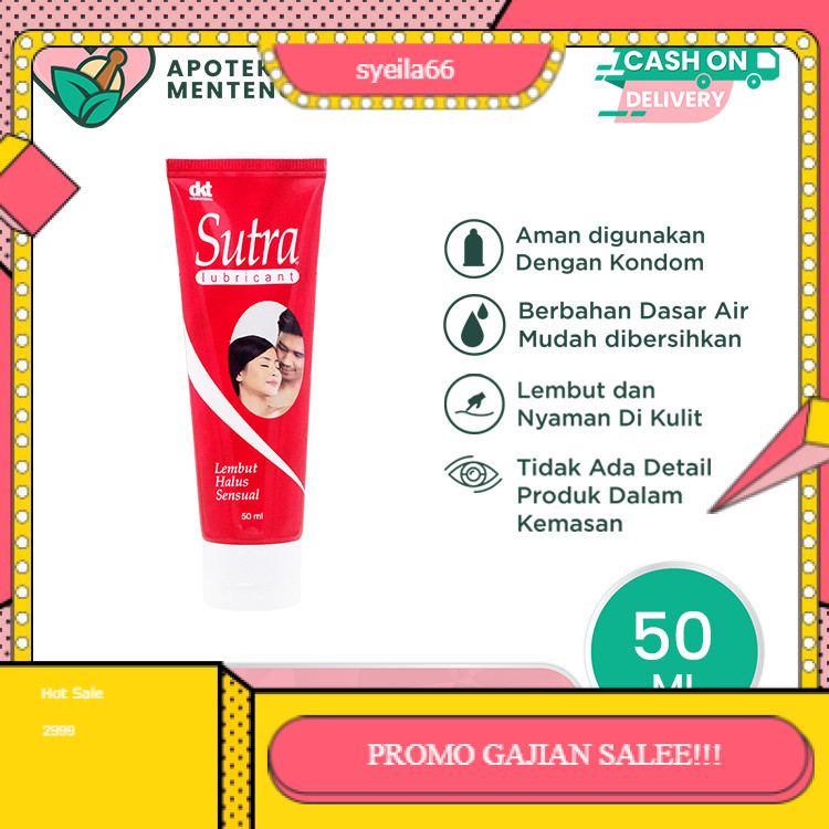 Karena kamu spesial, kami kasih harga spesial ;) Sutra Lubricant 50 mL * dw *