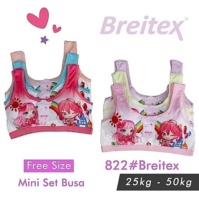 Kids- 6 Helai Miniset Remaja Busa Miniset Sd Miniset Smp Miniset Anak Miniset Busa Miniset Bh/Bra