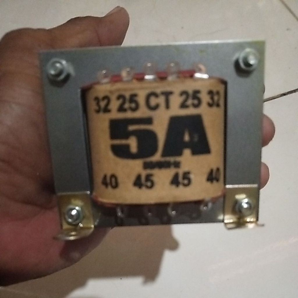 trafo 5 amper seken normal ct45 merk yt
