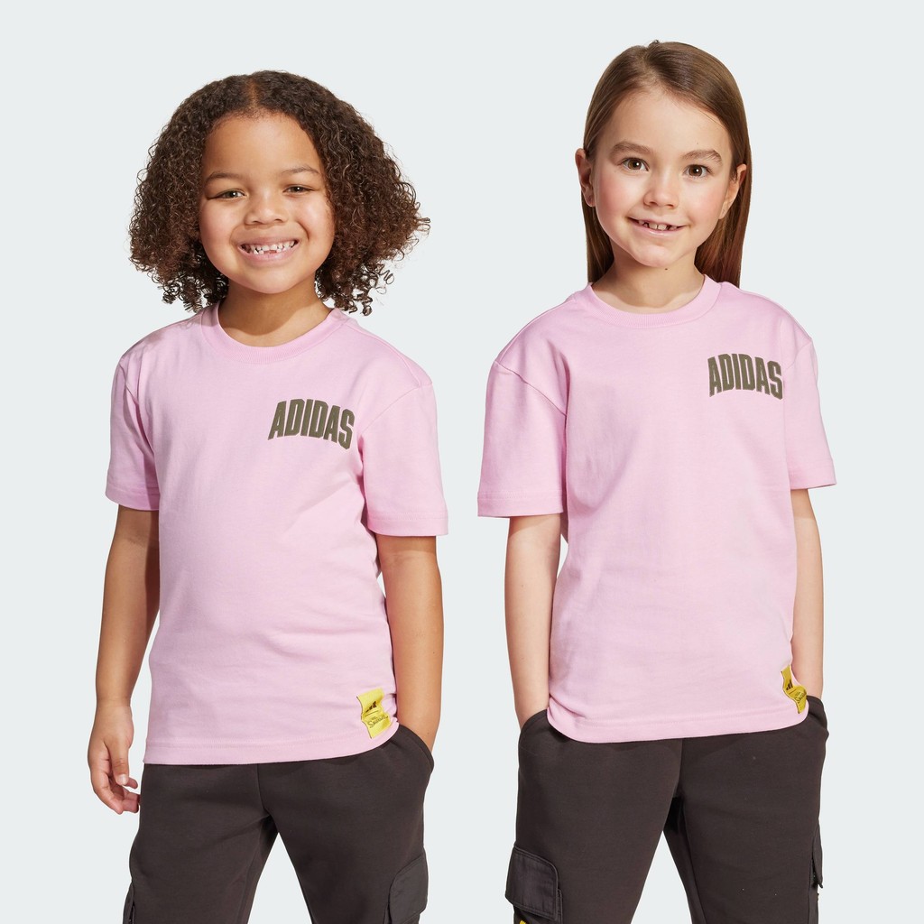 adidas Lifestyle The Simpsons Tee Kids Unisex Pink JM0831