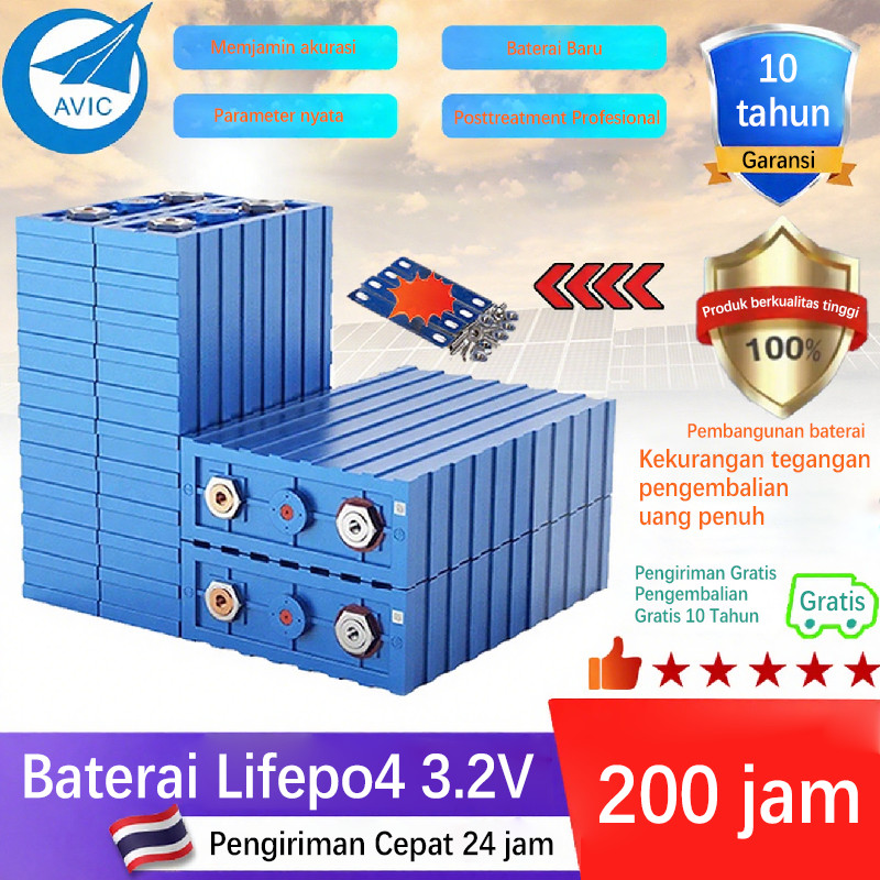 [12000+Cycle]200Ah CATL/BYD Baru Lifepo4 Baterai 3.2V 200Ah Lifepo4 Baterai Cell Lithium Iron Phosph