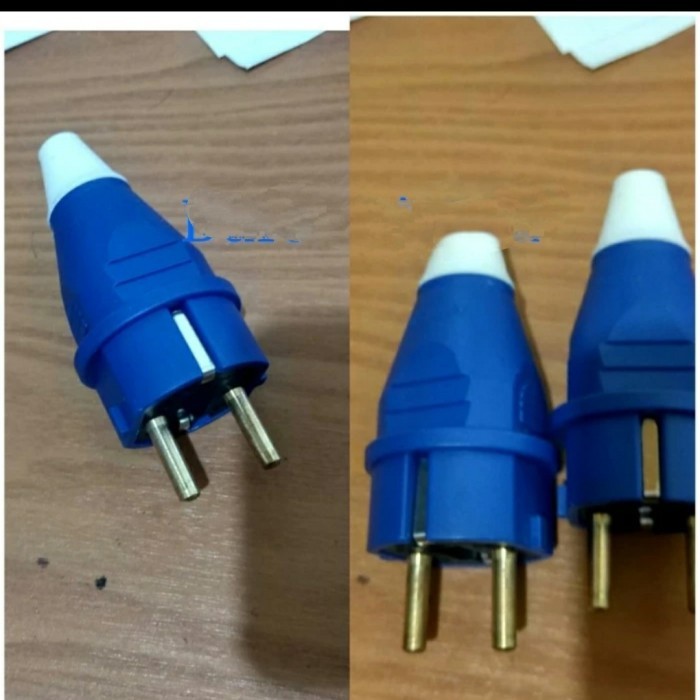Industrial Plug 2 Pin 16A Steker Listrik 2 Kaki Colokan Industri Heavy Duty